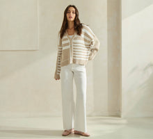 Load image into Gallery viewer, Color Block Stripe Cardigan
