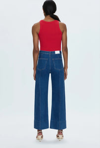 Penny Ankle Pintuck Wide Leg Pants