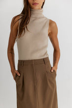 Load image into Gallery viewer, The Nadia Top | Sleeveless Turtleneck Top
