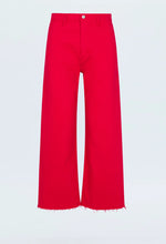 Load image into Gallery viewer, Penny High Rise Wide Leg Jean in Ruby
