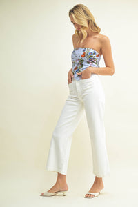 OFF WHT - Patch Pocket Wide Leg