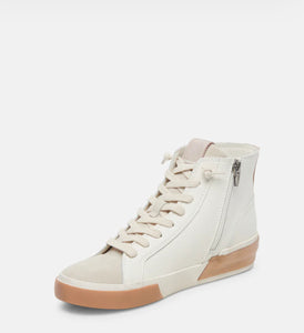 Dolce Vita Zohara Sneaker -White Tan Leather