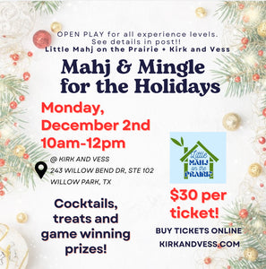 Mahj and Mingle Holiday Event!