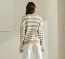 Load image into Gallery viewer, Color Block Stripe Cardigan
