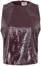 Load image into Gallery viewer, Bordeaux Sequin Top
