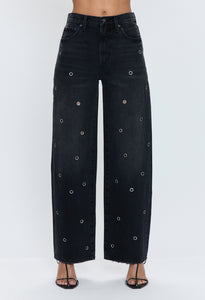 Hendrix Crystal Grommet Jean