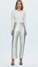 Load image into Gallery viewer, Taylor High Rise Arched Party Pant in Silver
