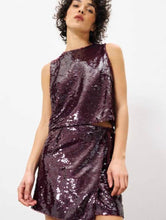 Load image into Gallery viewer, Bordeaux Sequin Top
