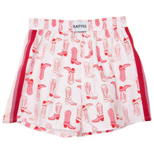 Load image into Gallery viewer, Light Pink Western Boots Cute Women&#39;s Boxer Shorts
