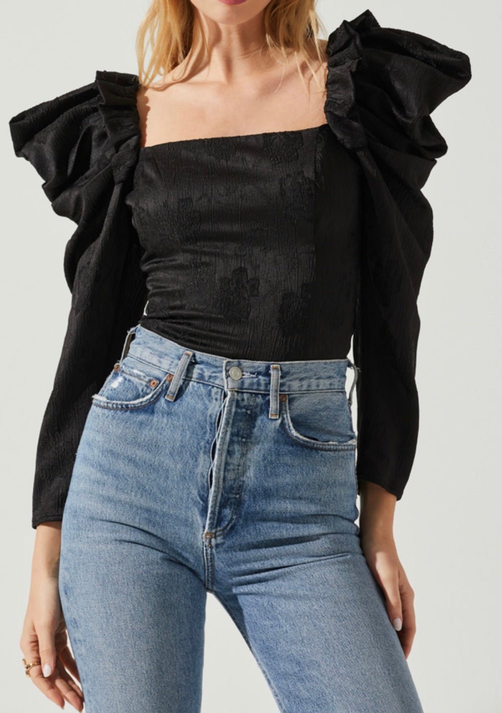 Amara Top in Black - Kirk and VessASTR THE LABEL