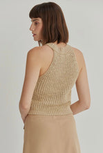 Load image into Gallery viewer, Audrey Chunky Knit Sleeveless Sweater - Kirk and VessCrescent
