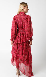 Autumn Floral Tiered Dress - Kirk and VessKirk and Vess