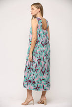 Load image into Gallery viewer, TROPICAL PATTERN JACQUARD KNIT LONG DRESS FW14045
