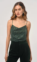 Load image into Gallery viewer, Bona Cowl Neck Sequin Cami - Kirk and VessGreylin
