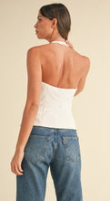 Load image into Gallery viewer, Bow Front Top in Ivory - Kirk and VessUnder $100
