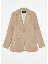 Load image into Gallery viewer, Camel Pinstripe Blazer - Kirk and VessDeluc
