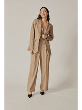 Load image into Gallery viewer, Camel Pinstripe Trouser Pant - Kirk and VessDeluc
