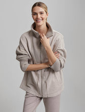 Load image into Gallery viewer, Cotswold Longline Zip Jacket in Taupe Marl - Kirk and VessVarley
