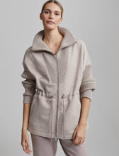 Load image into Gallery viewer, Cotswold Longline Zip Jacket in Taupe Marl - Kirk and VessVarley
