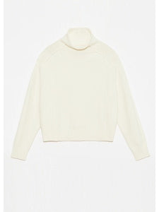 Ecru Raw Seam Sweater - Kirk and VessDeluc