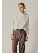 Load image into Gallery viewer, Ecru Raw Seam Sweater - Kirk and VessDeluc
