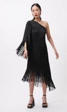 Load image into Gallery viewer, Evie Black Fringe Dress - Kirk and VessFrnch
