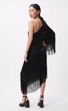 Load image into Gallery viewer, Evie Black Fringe Dress - Kirk and VessFrnch
