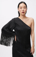 Load image into Gallery viewer, Evie Black Fringe Dress - Kirk and VessFrnch
