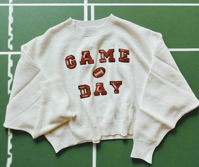 Game Day Cropped Sweater - Kirk and VessUnder $100