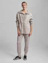 Load image into Gallery viewer, Cotswold Longline Zip Jacket in Taupe Marl
