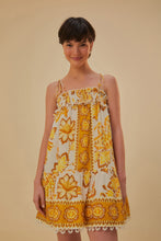 Load image into Gallery viewer, Aura Floral Off White Mini Dress
