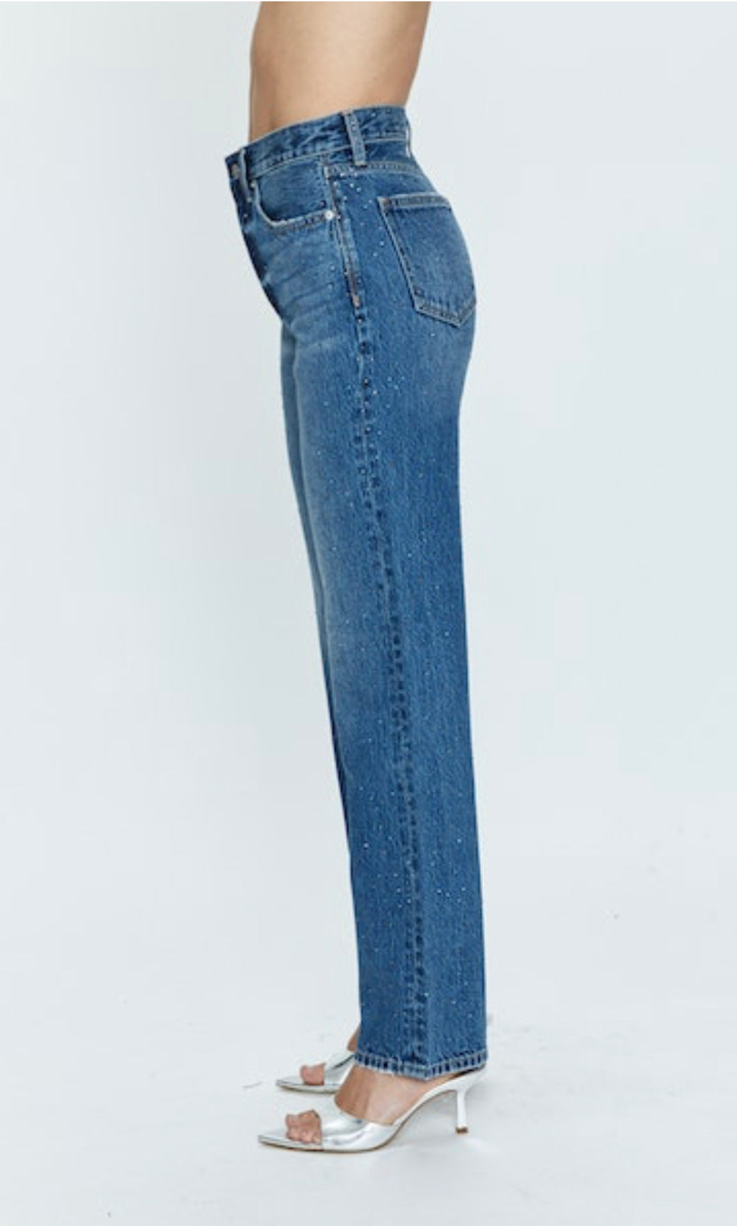 Rhinestone Denim Jeans – Pistola Designs and Boutique