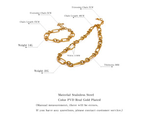 18k Gold Plated Chain Bracelet