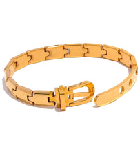 Load image into Gallery viewer, Gold Buckle Bracelet
