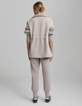 Load image into Gallery viewer, Cotswold Longline Zip Jacket in Taupe Marl
