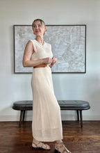 Load image into Gallery viewer, Crochet Maxi Dress in Ivory
