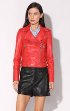 Load image into Gallery viewer, Liz Jacket, Scarlet - Leather - Kirk and VessWalter Baker
