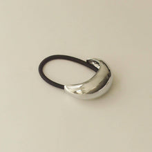 Load image into Gallery viewer, Narrow Metal Cuff Hair Tie | Silver - Kirk and Vessnar&#39;sha
