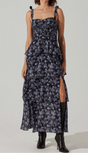 Load image into Gallery viewer, Navy Tiered Maxi Dress - Kirk and VessASTR THE LABEL
