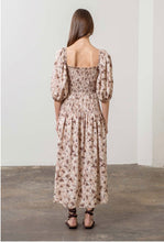 Load image into Gallery viewer, Neutral Flowers Midi Dress - Kirk and VessMoon River
