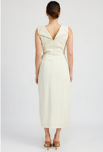 Load image into Gallery viewer, Off White Denim Midi Dress - Kirk and VessEn Saison
