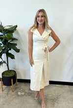 Load image into Gallery viewer, Off White Denim Midi Dress - Kirk and VessEn Saison
