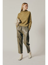 Load image into Gallery viewer, Olive Raw Seam Sweater - Kirk and VessDeluc
