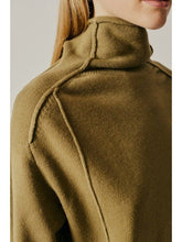 Load image into Gallery viewer, Olive Raw Seam Sweater - Kirk and VessDeluc
