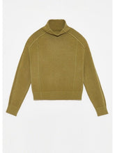 Load image into Gallery viewer, Olive Raw Seam Sweater - Kirk and VessDeluc
