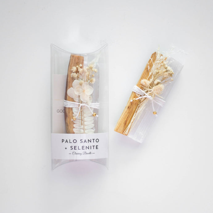 Palo Santo + Selenite⎮Clearing Bundle - Kirk and VessGood Vibrations Shop