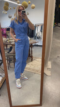 Load and play video in Gallery viewer, Pistola Campbell Jumpsuit in Blue Bell
