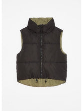 Load image into Gallery viewer, Reversible Olive/Black Puffer Vest - Kirk and VessDeluc
