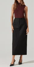 Load image into Gallery viewer, Ribbed Mock Neck Sleeveless Sweater - Mulberry - Kirk and VessASTR THE LABEL
