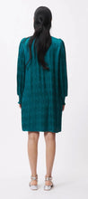 Load image into Gallery viewer, Sophie Turquoise Satin Dress - Kirk and VessFrnch
